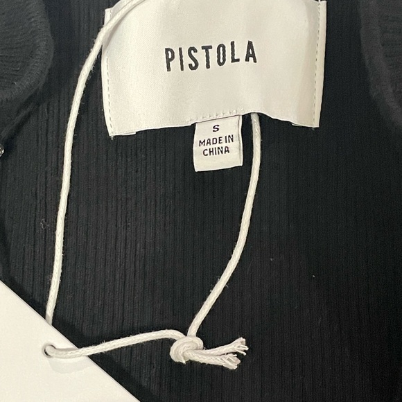 PISTOLA Jolene 2-Piece Knit Tank & Shrug Midnight Black - Picture 8 of 8